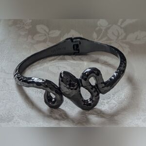 Lia Sophia Black Snake Bracelet